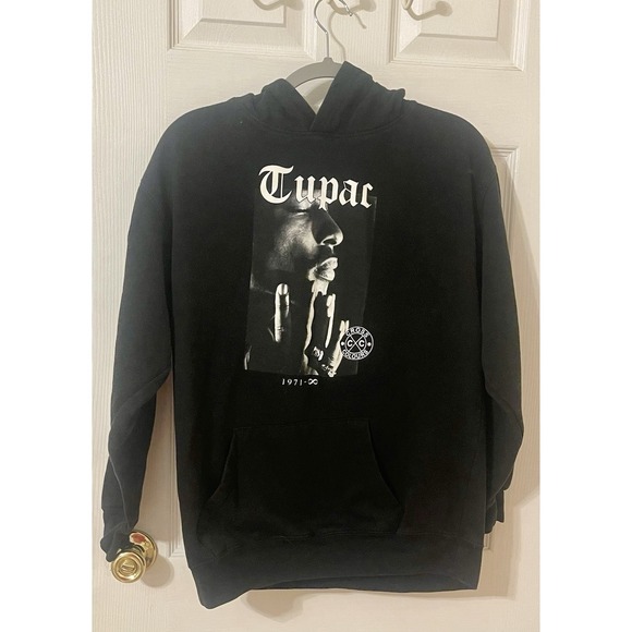 Cross Colours Tupac Hoodie M Size Men's - Picture 1 of 9